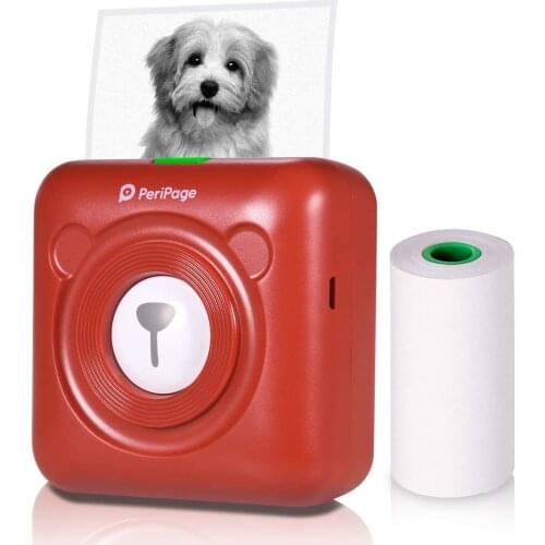 PeriPage Photo Pocket Thermal Printer Mini Portable Thermal Printer Paper Printing Wireless Bluetooth Android IOS Label Printers