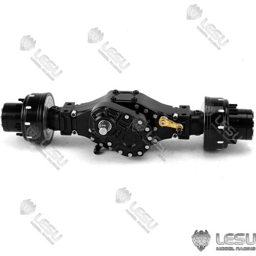 Metal LESU Differential Rear Wheel Reduction Axle 1/14 RC Truck TMY Tractor TH16479-SMT3