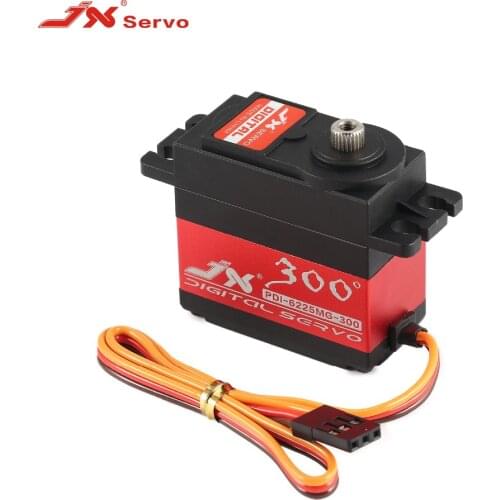 JX PDI-6225MG-300 degree 25KG Metal Gear Digital Standard Servo CNC aluminium middle Shell for Robot
