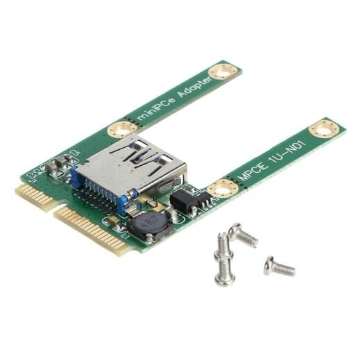 Mini PCI-E to USB 3.0 PCI Express Adapter Expansion Card Laptop PCI Express PCIe To USB 3.0 Converter Riser Card Adapter for PC