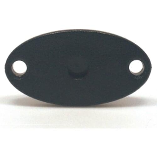 Marine Electronic 1-Inch Aluminum Ball Mount with Base, Black Finish