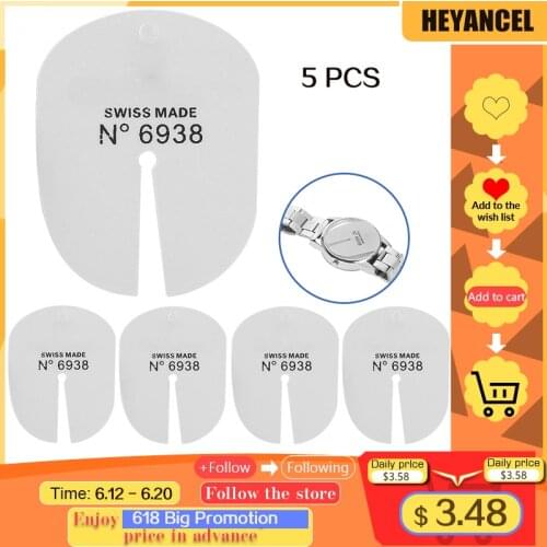 5pcs Watch Dial Protector Watch Tool Set for Removing Repairing Wristwatch Hands High Quality Watch Repair Tool Kit for Watchmak