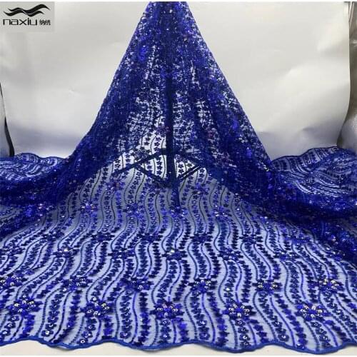 Madison Nigerian Lace Fabrics African Lace Fabric 2021 High Quality Lace With Sequin French Lace Fabric For Women