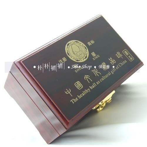 Normal wood gift box for 1 set/2 sets/4 sets/6 sets - A style. Box only and no balls included