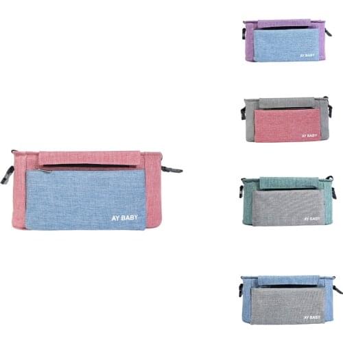 Baby Carriage Hanging Bag Storage Bag Mommy Bag Trolley Hanging Bag Feeding Bottle Large Capacity Portable