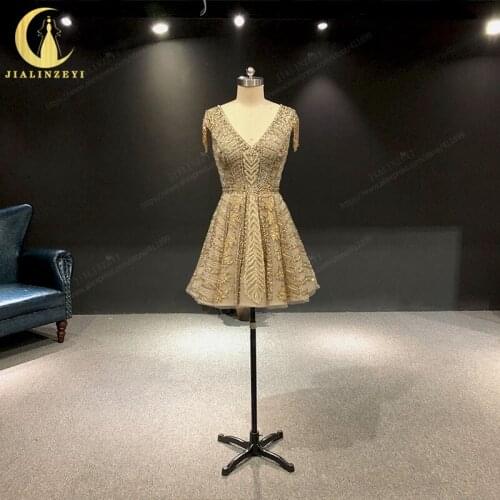 Rhine Real Zuhair Murad Cap Sleeves Beads Crystal Knee Length платье на выпускной robes de cocktail Party Dresses Prom dresses