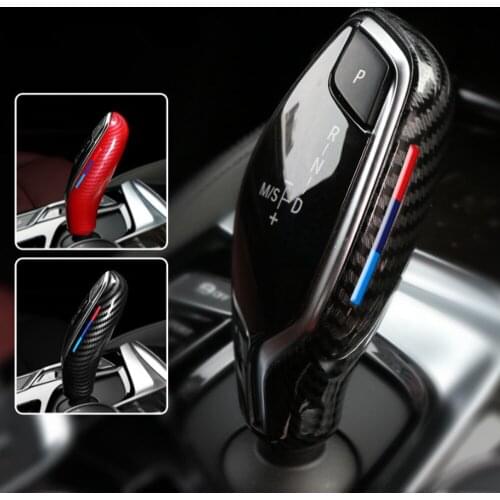 Car Gear Shift Knob Cover Handbrake Lever Protector Auto Interior Decoration For BMW G30 G31 G01 G02 G32 5 Series X3