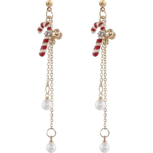 Earrings For Women Pendientes Mujer Lovely Bijoux Femme Christmas Tree Jewelry Sled Bell Snow Christmas Серьги Oorbellen