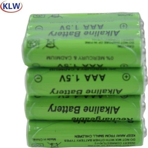 High Energy Efficiency and Low Self-Discharge 1.5V LR03 AAA Rechargeable Alkaline Batteries for Toy Camera Mic Shavermice