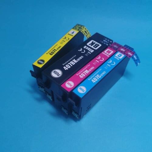YOTAT 407 407XL T407 T407XL Compatible Ink Cartridge 407 407XL T407 T407XL for Epson WorkForce WF-4745 Printer