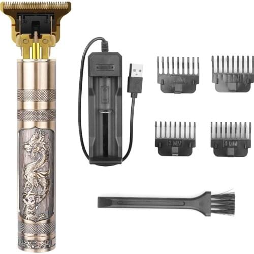 Hair Trimmer Barber Haircut Rechargeable Hair Clipper Cordless Men Hair Cutting Machine Beard 0Mm Razor Portable Machine