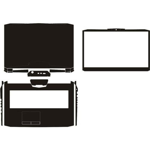 Carbon fiber Vinyl Laptop Skin Sticker Decal Cover Protector for SAGER NP9175 (CLEVO P775TM-G) NP9176 P775TM1-G