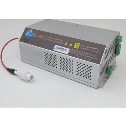 High quality Z100 100W CO2 Laser power supply for 100w laser glass tube