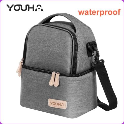YOUHA Baby Diaper Bag Baby Bag Waterproof Multi-function Mommy Bag for Milk Bottle Baby Travelling Storage Bag Hold or Hang