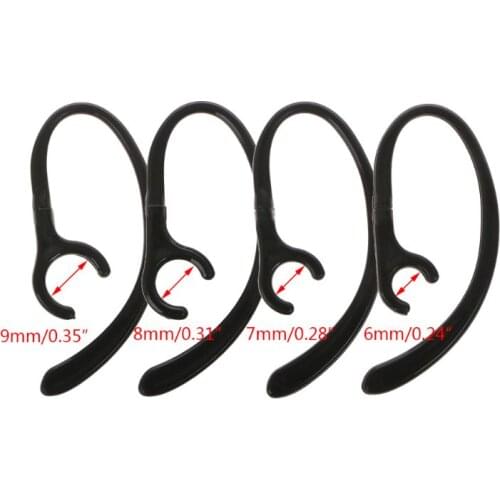 1 Pair Anti-lost Soft Bluetooth Earphone Earhook Clip Headphone Stand Sport Headset Ear Hook Clamp Holder EarLoop Wings