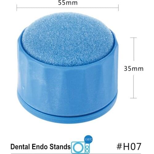 1pc New Dental Autoclavable Round Endo Stand Cleaning Foam Sponges File Holder