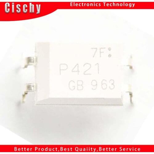 10pcs/lot TLP421 P421 TLP421F DIP-4 In Stock