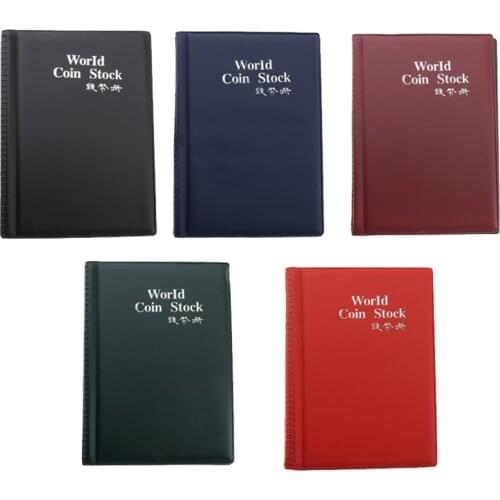 120 Grids Coins Album Collecting Book Souvenir Holder