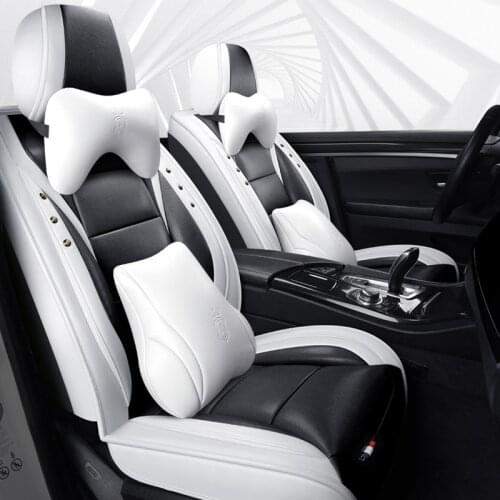 5 Seats Universal Car Seat Cover PU Leather Auto Front Back Rear Seat Cushion Protector Mat Keep Clean For Most Car Car Interior
