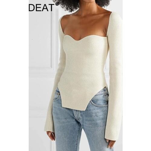 DEAT Women's V-Neck Pullovers