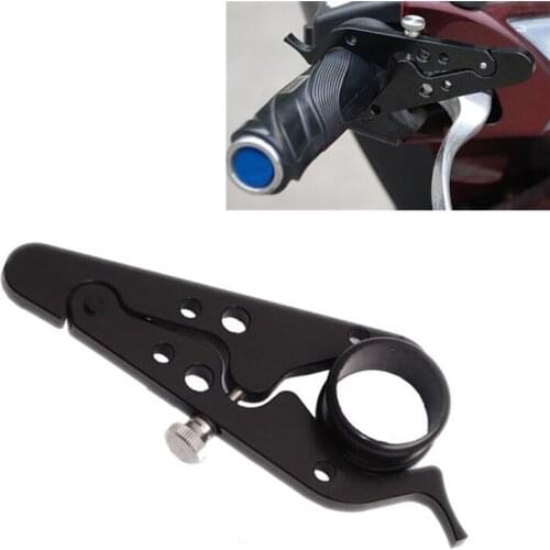 New High Quality Universal CNC Motorcycle Cruise Control Throttle Lock Assist Retainer Relieve Stress Durable Grip Black#294977