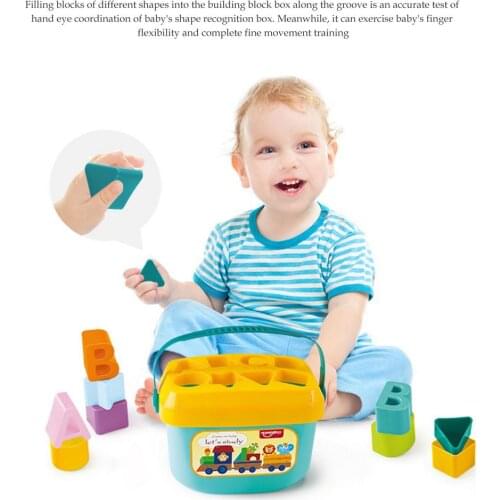 Baby Early Education Building Block Box 1-3 Years Old Multifunctional Baby Toy Shape Matching Early Education Toy