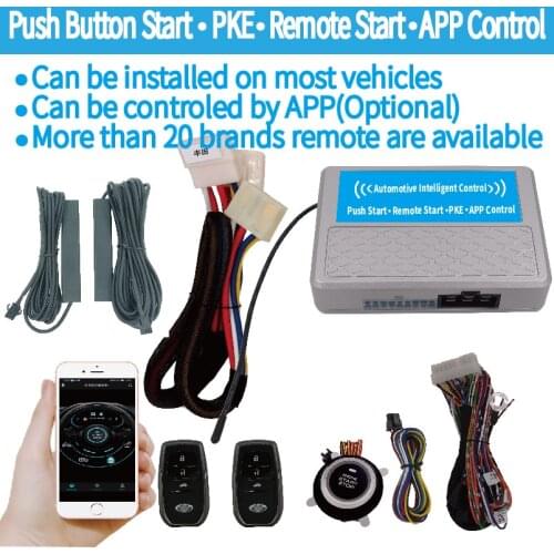 CANBUS Push start passive keyless entry Remote Start for Toyota Plug and Play No need cut wire 4G or 2G APP control