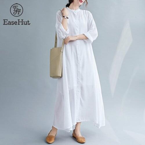 Модные платья-рубашки EaseHut China At AliExpress