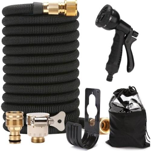 25Ft-100Ft Extensible Watering Hose Garden Hose Expandable Magic Flexible Water Hose EU/US Version Hoses Pipe with Spray Gun