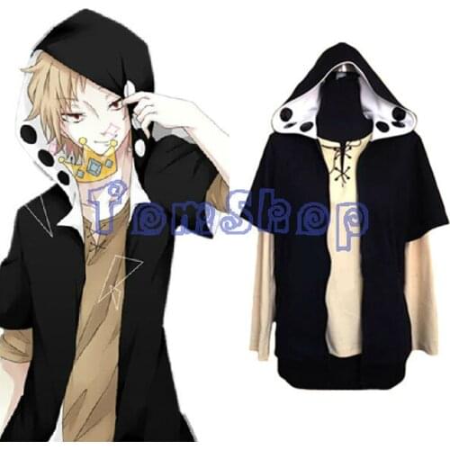 Heat Haze Project Kagerou Project Kano Cosplay Hoodie Coat Jacket + T-shirt Anime MekakuCity Actors Costume Hooded Sweatshirt