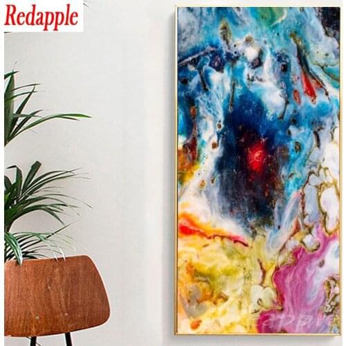 3D picture of rhinestones mosaic full embroidery paint with diamonds painting sale abstract color cloud painting cross stitch