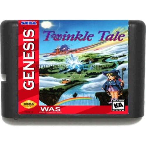 Twinkle Tale Game Cartridge Newest 16 bit Game Card For Sega Mega Drive / Genesis System