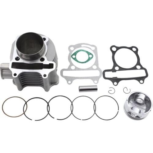 57.4mm Bore Cylinder Kit Piston Kit Cylinder block Assembly for GY6 150cc Engine ATV Go Kart Mope UTV