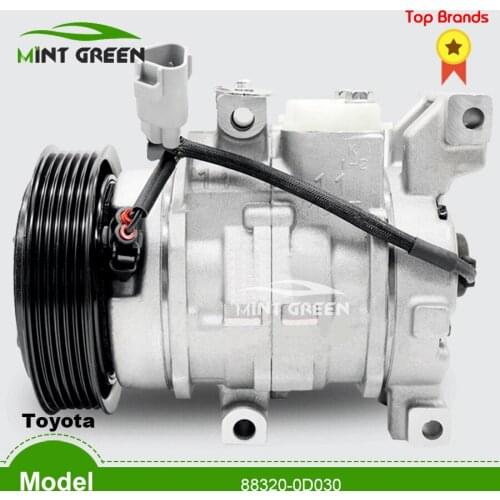 10S11C AC Compressor For Car Toyota Vios Auto air conditioning compressor 88320-0D030 883200D030 6pk