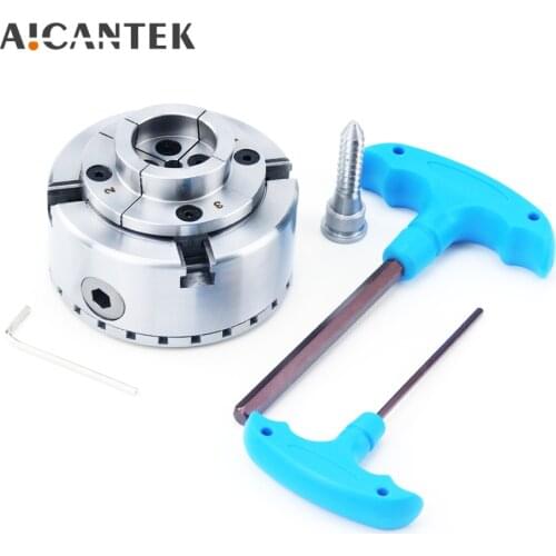 KP96 4-Jaw High Precision Woodworking Chuck For Wood Lathe 4 Inch 100MM Thread M33*3.5 M30*3.5 M40*2 Clamping 8-60MM