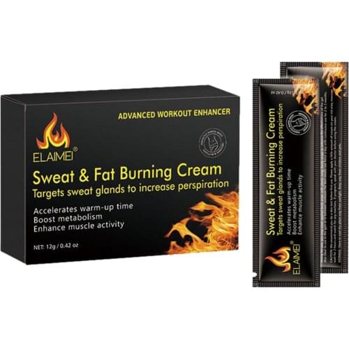 10Pcs/Bag Slimming Cream Sweat Lose Weight Accelerate Muscle Activity Cream Slimming & Firming Cream, Body Fat Burning