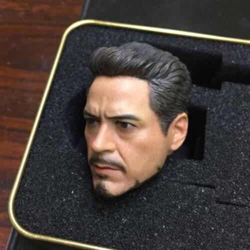 1/6 Scale Tony Head Sculpt Male Man Boy Boy Soldier Head Model for 12 inches Action Figure Body Toys Collection Head Carving