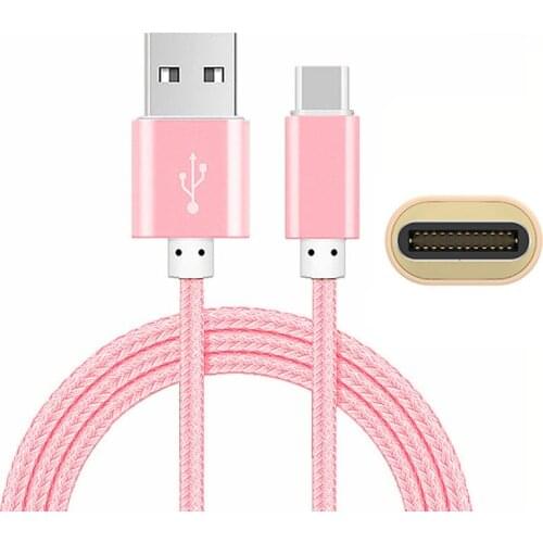 Micro USB/Type C Nylon 2A Fast Charger Cable for Samsung Galaxy S4 S6 S7 S8 S9 Plus Note 4 5 8 A3 A5 A7 A7 J5 J3 Data Line