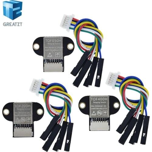TOF050H 200H 400H Laser Distance Measuring Sensor Module MODBUS IIC Serial Port Output Multi-mode Beyond TOF10120 For Arduino
