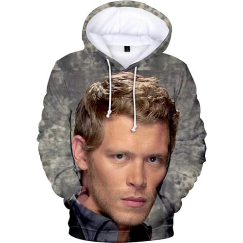 2021 Men TV Series The Vampire Diaries Hoodie Plus Size 3D The Vampire Diaries Sweatshirt Men Hoodie Long Sleeve Hoody 5XL