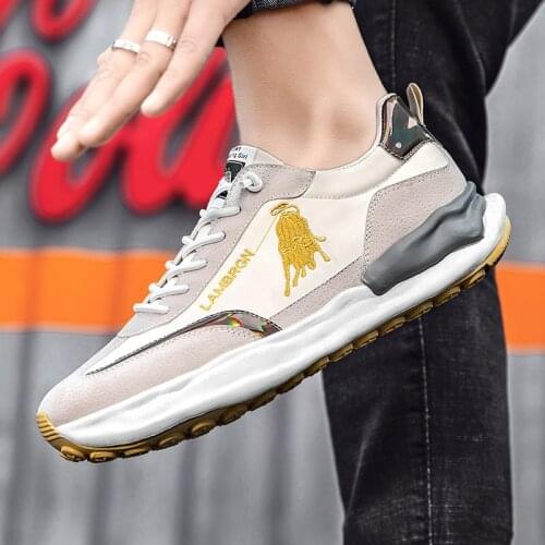 2021 Summer Fashion breathable Mesh non-slip fashion large size tide mens shoes mesh shoes Mens Casual Shoes Tenis Masculino