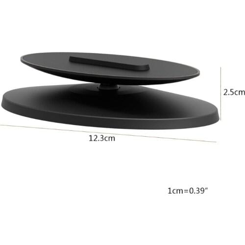 Anti-Slip Base Mount Bracket Adjustable Rotatable Magnetic Bracket Speaker Holder for-Amazon Echo Show 5 Stand L74A