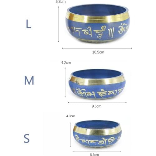 New Singing Bowl Buddhism Nepal Chakra Meditation Tibetan Buddhism Yoga Healing Relaxation Low Frequency Sound Deep copper bowl