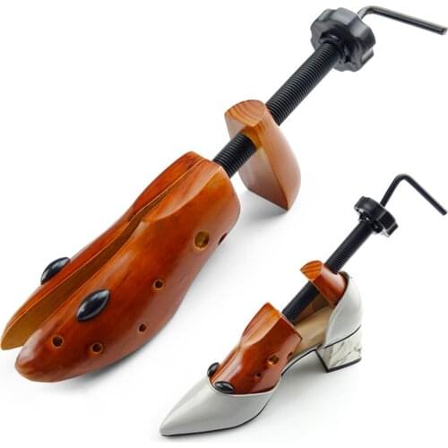Unisex Shoe Stretcher Wooden Shoes Tree Shaper Rack Adjustable Man Women Flats Pumps Boot Shaper Rack Expander Trees Size S/M/L