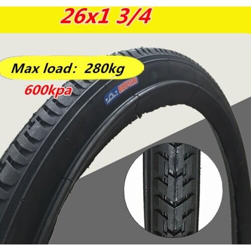 Chaoyang pedicab rickshaw tire 26x13/4 pedal pedicab tyre 26x1 3/4 26x134 carrying capacity load outer tires Inner tube 26 inch