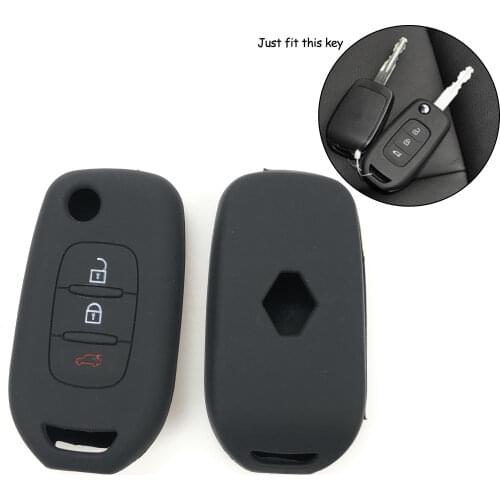 Silicone Car accessories Key Cover Case For DACIA Logan Sandero STEPWAY Dokker Duster Lodgy Modus