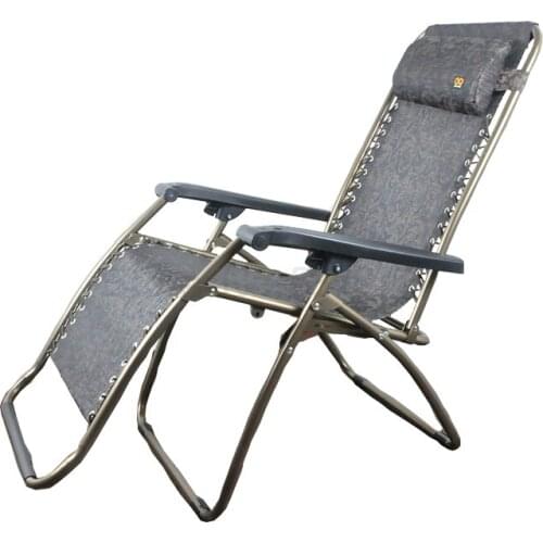 Recliner folding chair lunch break afternoon bed single chair balcony sun lazy outdoor chair