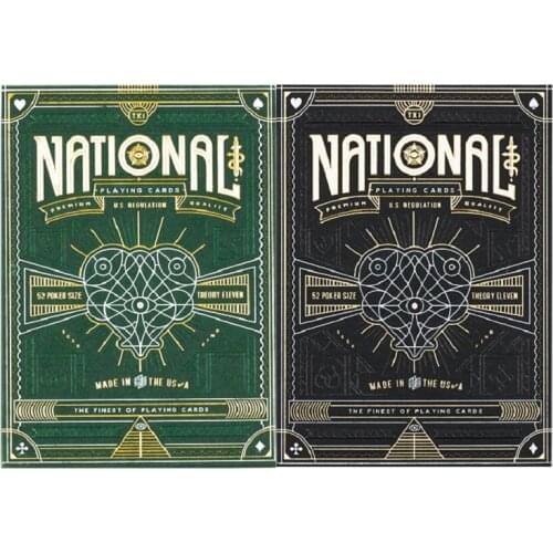 Theory11 National Playing Cards Bicycle Deck USPCC Collectable Poker Magic Card Games Magic Tricks Props for Magician