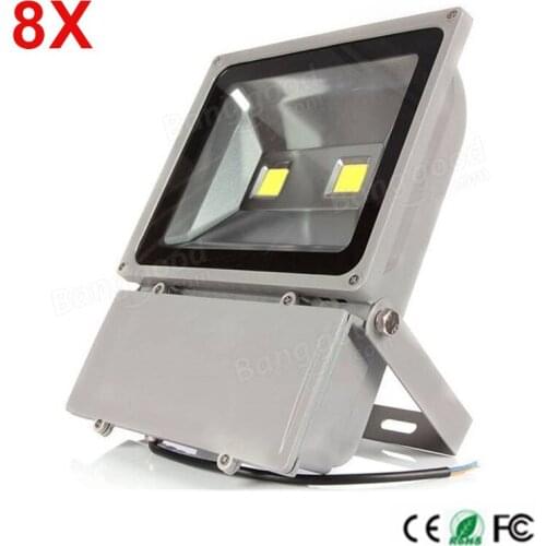 100W Street light Led Floodlight Lamps Waterproof AC85-265V AC110V/220V Led Flood light Garden Street Lighting 8PCS