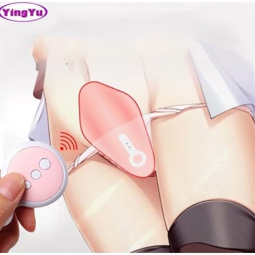 Invisible Wearable Strapon dildo Clitoris Stimulator Wireless Remote Control Silicone Waterproof Vibrator Panties sex for couple